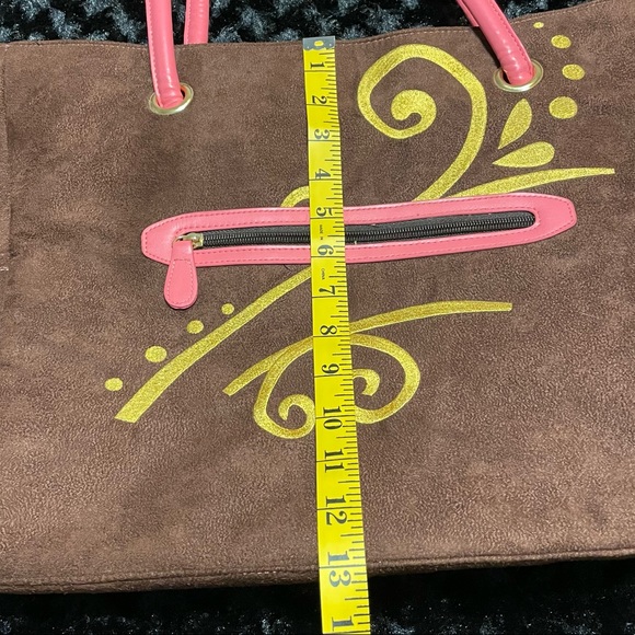 LARGE SHOULDER ZIPPERED TOTE BAG - Picture 4 of 9